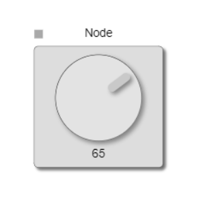 Node UI Dial example