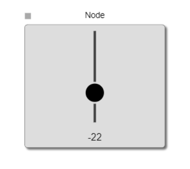 Node UI VSlider example